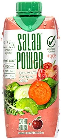 SaladPower® Variety Pack Drinkable Salad 11.1 Ounce Juice (Pack of 4)