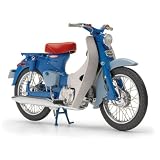 Review Ebbro  / 1:10 Scale Honda Supercub Blue Diecast Model