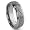 Tungsten Carbide Diamond Cut Groove Newport Wedding Band Ring Sz 7.0 SN#725