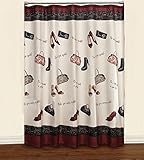 Saturday Knight Chantilly Fabric Shower Curtain