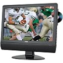 Coby TFDVD1574 15-Inch Widescreen LCD HDTV with Built In DVD Player, Black