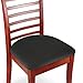 Collections Etc Easy Fit Seat Covers for Chairs, Bar Stools, Patio Cushions - 2 PC Set, 15 3/4