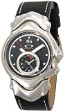 Oakley Men's 10-266 Judge II Dual-Time Leather Strap Edition Black Dial Watch