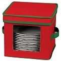 Whitney Holiday Dinner Plate Chest Red