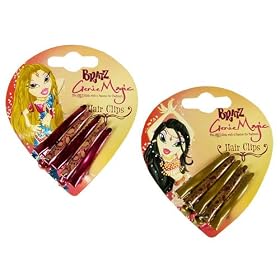 BRATZ Genie Magic Hair Clips assorted colours
