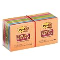 Post-it&reg; 3x3 Super Sticky Neon Fusion Notes