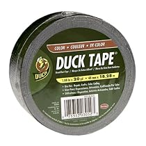 Duck 00-03052 1.88-Inch-by-20-Yard Colored Duck Tape, Black