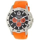 Nautica Mens N16567G BFD 101 Orange Resin and 