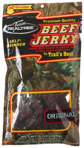 Team Realtree Original Beef Jerky, 8-Ounce Packages (Pack of 3) by Dried Beef