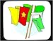 Decorated Mouse Pad with Cameroon, flags, international