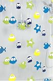 Spirella 10.10613 Duschvorhang Jellyfish Acqua, vinyl 180x200cm