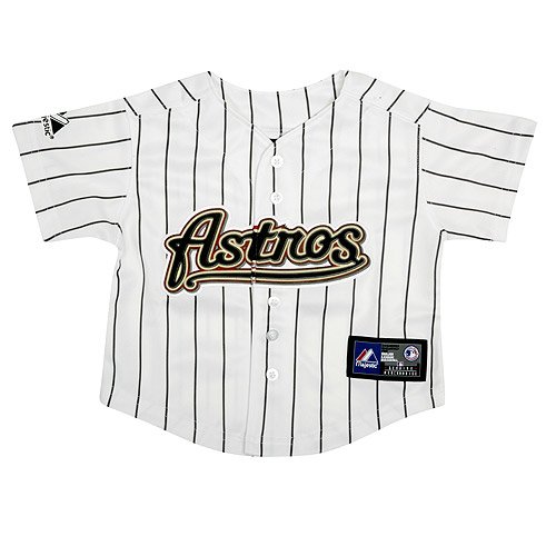 MLB Infant/Toddler Boys' Houston Astros Button Down Replica Jersey (Red, 4T)