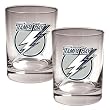 Tampa Bay Lightning NHL 2pc Rocks Glass Set - Primary Logo