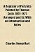 A Register of Portraits Painted by Thomas Sully, 1801-1871, Arranged and Ed. With an Introduction and Notes