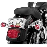 05-09 HONDA VTX1300R: KURYAKYN CURVED LICENSE PLATE FRAME WITH RUN-TURN-BRAKE by Kuryakyn