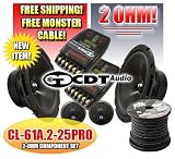 CL-61A.2-25 PRO - CDT Audio Classic 2-Ohm 6.5 2-Way Component Speakers
