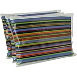 Ice Pack for Lunch Boxes (3 Pack) by Bentology (6"x4.5") - Stripe Design