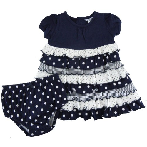 Hartstrings Knit Ruffle Skirt Dress with Panty