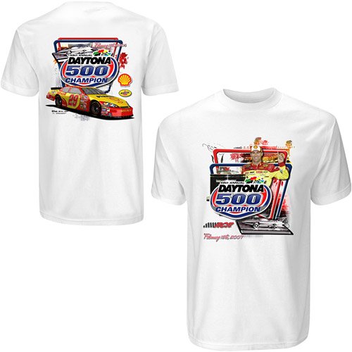Buy Chase Authentics Kevin Harvick 2007 Daytona 500 Winner T-Shirt by Chase Authentics