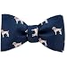 German Pointer by Kay Nine Design navy blue polyester freestyle bowties