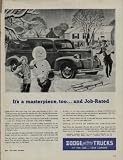 It's A masterpiece, too ... and Job-Rated. ..... 1946 Dodge Panel Truck Ad, A2807