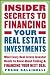 Books : Insider Secrets To Financing Your Real Estate Investments