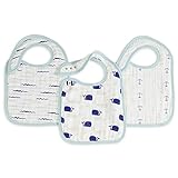 (エイデンアンドアネイ) aden+anais スタイ よだれかけ スナップ ビブ 15.high-seas【7118】【3枚セット】