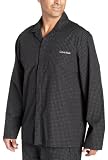 Calvin Klein Men's Woven Sleepwear Long Sleeve Top