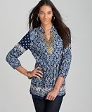 Style&co. Tunic, Printed and Embroidered