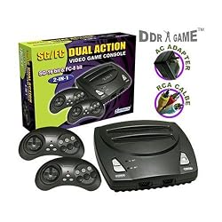 NES/Genesis Dual Action 2-in-1 Video Game System 16-bit & NES 8-bit Games