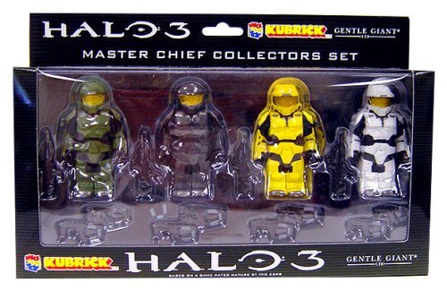 51 YxMGclVL HALO 3 Kubricks 4 MASTER CHIEF LEGO Purple Variant RARE Chase Exclusive Figure xbox 360 Spartan 117 kubrick set   includes 8 Weapons   2 for each Master Chief