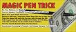 Pen Thru Dollar Magic Trick