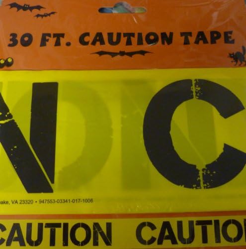 Halloween Caution Tape: CAUTION (30 Feet)