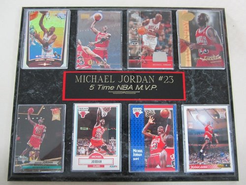 Chicago Bulls Michael Jordan 8 Card Plaque