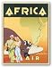 Africa by Air by Brian James 24"x18" Art Print Poster