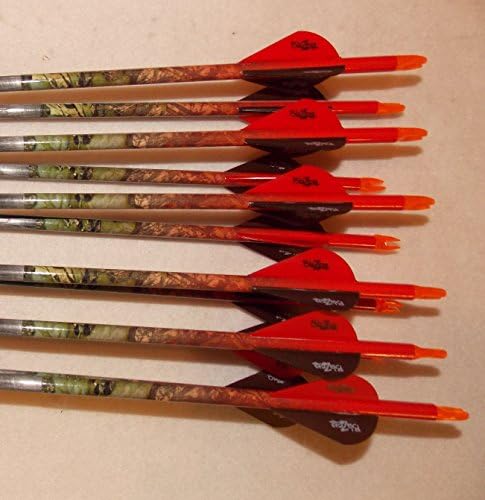 Carbon Express Maxima Hunter 350 Carbon Arrows w/Blazer Vanes Mossy Oak Wraps 1 Dz.