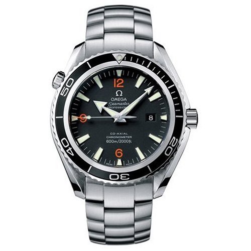 Omega Men s 2200.51.00 Seamaster Planet Ocean XL Automatic Chronometer Stainless Steel Watch