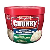 Campbell'sChunkyNewEnglandClamChowder,15.25-OunceMicrowavableContainers(Packof8)
