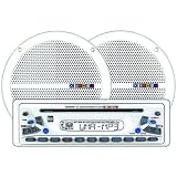 Dual Mxcp51 200-Watt Marine Cd/Mp3/Wma Receiver With 6.5
