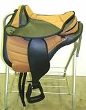 17 Black Tan Treeless Western English Endurance Saddle