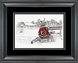 Calgary Flames Framed Art Jersey Lithograph Print