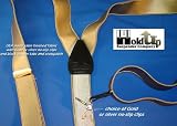 Champagne Gold 1" Wide Formal Clip Y-back Gold Clips