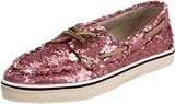Steve Madden Women's Yachtt-S Boat Shoe,Pink Sequin,8.5 M US