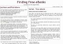 Finding Free eBooks