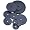 1.25 lb Standard Gray Weight Plates