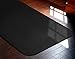 House, Home and More Skid-Resistant Carpet Runner - Black - 8 Feet X 27 Inches