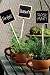 Chalkboard Herb Stake, 16.25Hx3.75W, WHITEWASH