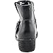 Born Liona Women Round Toe Leather Black Ankle Boot