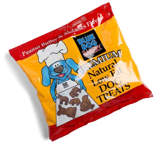 Blue Dog Bakery Peanut Butter & Molasses Dog Treats, 7-Ounce Bags (Pack of 30)