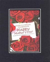 Happy Mother's Day - James 1:17 . . . 8 x 10 Inches Biblical/Religious Verses set in Double Beveled Matting - A Timeless and Priceless Poetry Keepsake Collection